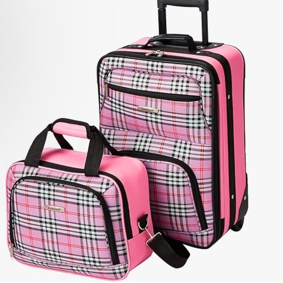 Rockland luggage Handbags - Rockland Fashion Softside Upright Luggage Set
